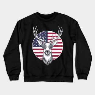 American Deer Crewneck Sweatshirt